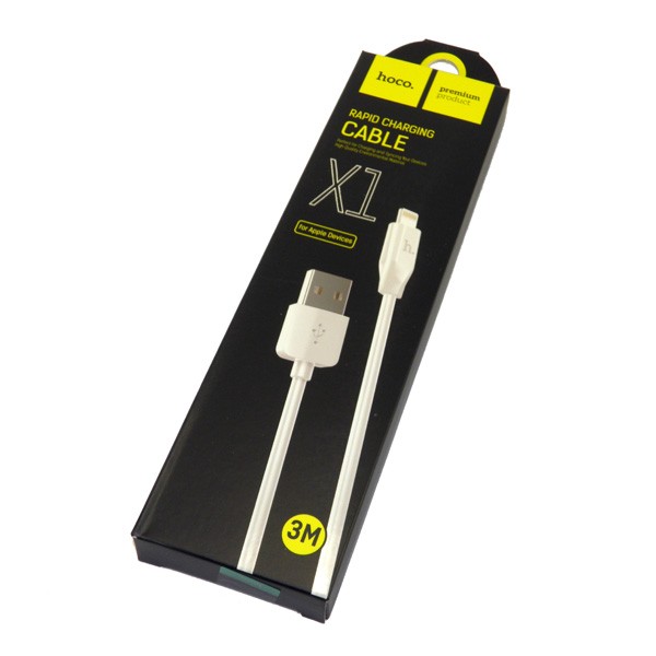 Купить Кабель USB - Apple 8 pin Lightning  Hoco X1 White 3M  в магазине Мастер Связи