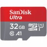 Карта памяти MicroSDHC 32GB Sandisk Class 10 Ultra UHS-I 98 Mb/s с адаптером (SDSQUAR-032G-GN6IA)