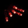 Светодиодная гирлянда 5.2 м, нить силикон, LED-50,Цвет свечения красный,8 режимов