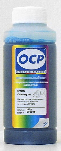 Купить OCP EPS - жидкость для реанимации печатающих головок EPSON (синяя) 100 gr в магазине Мастер Связи
