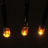 Гирлянда уличная 20м, 240 ламп LED, чёрный провод, Желтый,8 режимов (можно соединять) (1)