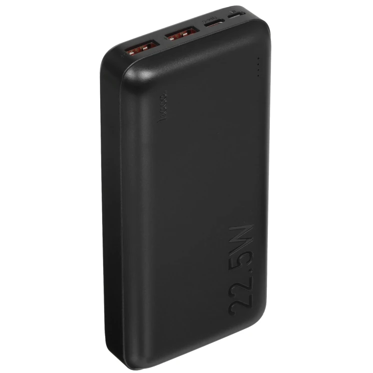 J101A, black, Внешний аккумулятор портативный, Power Bank (20000mAh), 2xUSB, 1xUSB-C, 3А, QC 3.0, PD20W