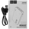 J101A, black, Внешний аккумулятор портативный, Power Bank (20000mAh), 2xUSB, 1xUSB-C, 3А, QC 3.0, PD20W