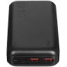 J101A, black, Внешний аккумулятор портативный, Power Bank (20000mAh), 2xUSB, 1xUSB-C, 3А, QC 3.0, PD20W