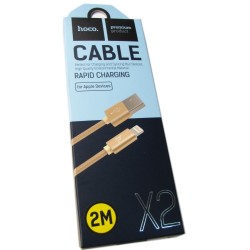 Кабель USB - Apple 8 pin Lightning  Hoco X2 Gold 2M  