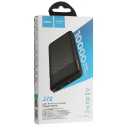 Внешний аккумулятор (Power Bank) Hoco J72 Easy travel, 10000мAч, черный