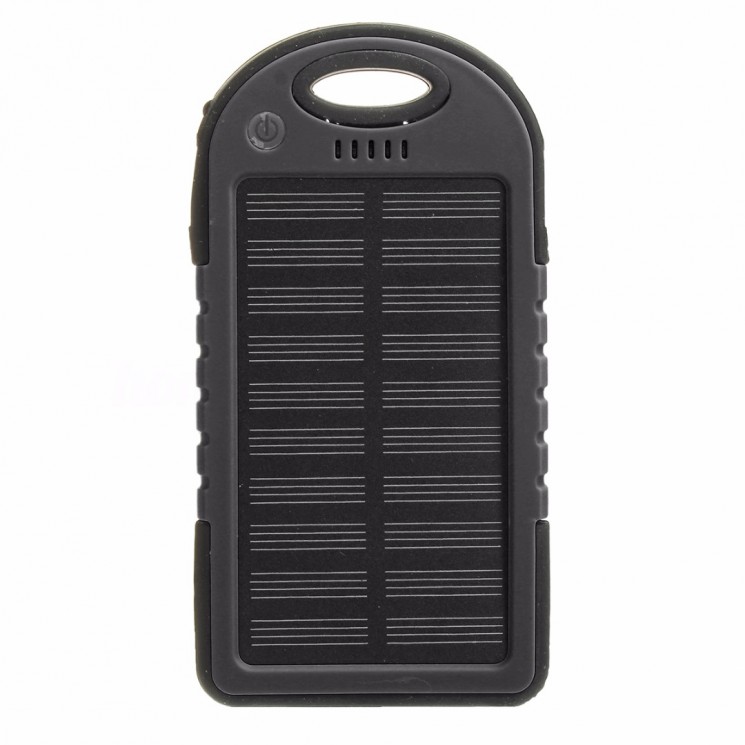 Купить Внешний аккумулятор 5000 мАч Solar Charger черный в магазине Мастер Связи