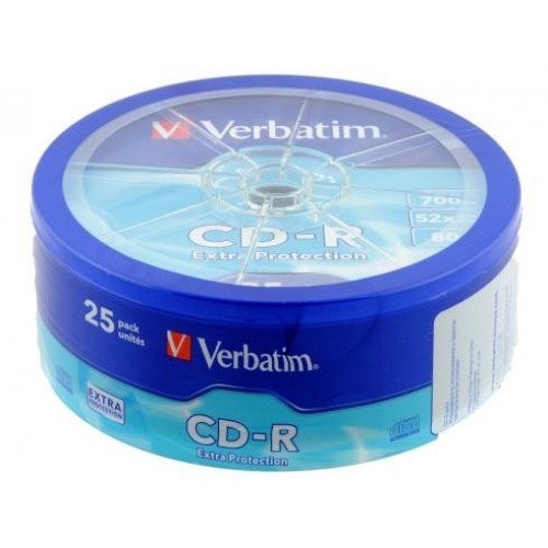 Купить Диск VERBATIM CD-R 80 (52х) Shrink (25)																			 в магазине Мастер Связи