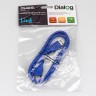 Купить micro USB 3.0 Dialog CU-0610 1.0 метр синий в магазине Мастер Связи