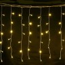 Бахрома уличная 12м.-70см., 480 ламп LED, цвет свечения Теплый Белый, нить белая, можно соединять (арт. zwm-2-1600zol) 