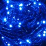 Гирлянда уличная Д: 40м., 250LED ламп, тёмный провод, цвет свечения синий (wm40-blue)