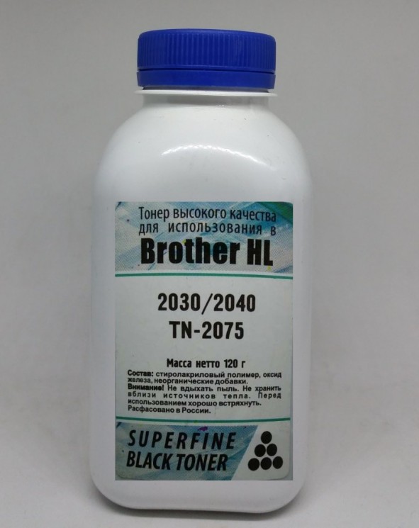 Купить Тонер для заправки Brother TN-1075/2075  120г. SuperFine в магазине Мастер Связи