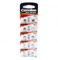 Батарейка Camelion AG11-LR721-10BL (G11, LR58, 162, SR721W, GP62A, 362 ) (цена за 1 штуку)