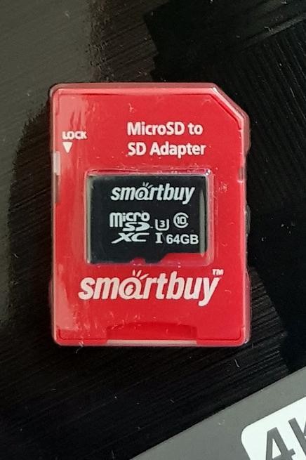 Купить Карта памяти 64ГБ MicroSDXC Class 10 Smart Buy Pro R90/W70 Mb/s, адаптер, SB64GBSDCL10U3-01 в магазине Мастер Связи