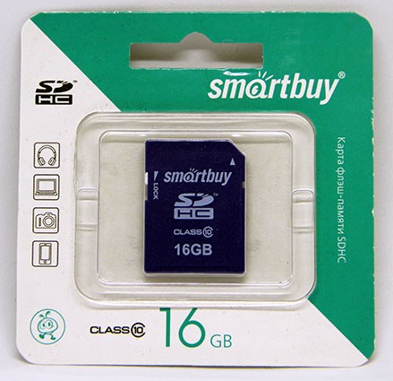 Купить Карта памяти SDHC 16Гб Smartbuy Class 10 в магазине Мастер Связи