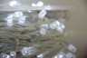 Гирлянда уличная 50м., на катушке, 290 ламп LED, белый провод, цвет свечения белый, 8 режимов. (можно соединять) (c9076)