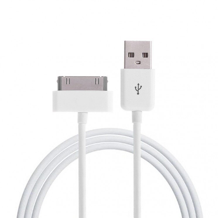 Купить Кабель USB - Apple 30 pin  , 1.0м White техпак в магазине Мастер Связи