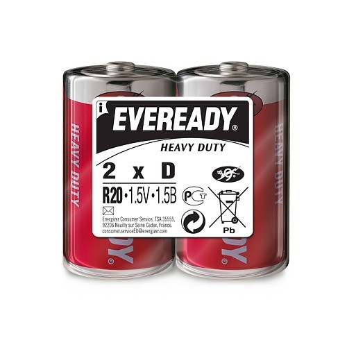 Купить Батарея Eveready LR20-2BL, 2 шт. D в магазине Мастер Связи