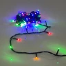 Гирлянда для улицы 11м.,8 режимов, 120LED, чёрный провод, IP-54, Мультицвет (возможность соединения)Арт.183-127
