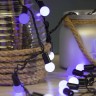 Купить Гирлянда уличная "Шарики 1,5 см", 10 м, LED-100, свечение Бело-Синее в магазине Мастер Связи