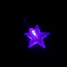 Гирлянда "Метраж" с насадкой "Звезда в крапинку” 5 м, силикон, LED-20-220V, моргает, МУЛЬТИ