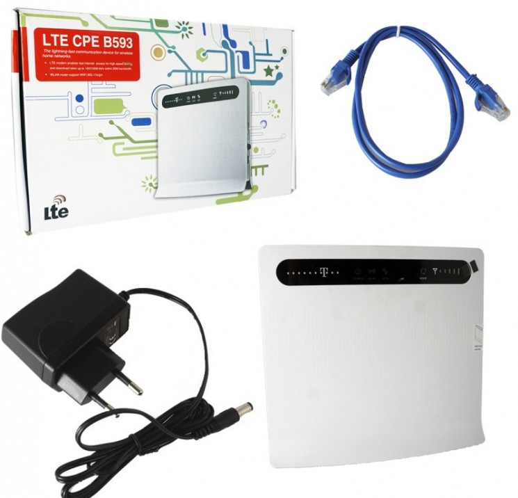 Купить LTE CPE B593s-12 WiFi роутер 3G (HSPA+) / 4G (LTE) в магазине Мастер Связи