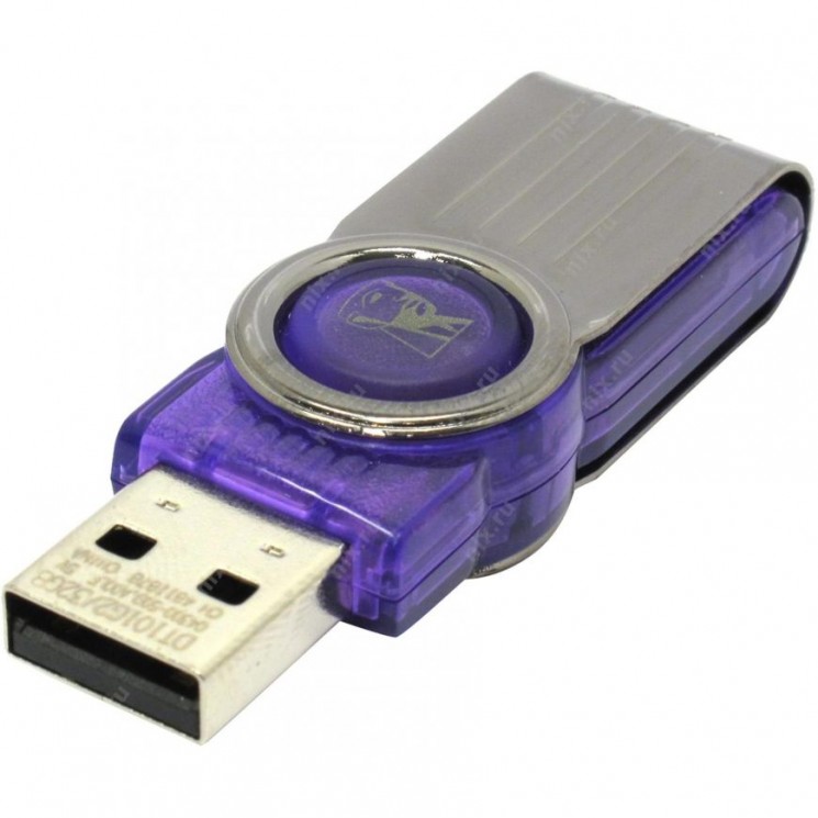 Купить Флеш-накопитель 32Gb Kingston , USB 2.0, фиолетовый (DT101-G2/32GB) в магазине Мастер Связи