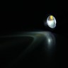 Фонарик светодиодный Rocket, Cree XP-E, 3 режима, zoom, чёрный с серебристыми вставками