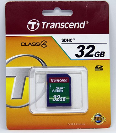 Купить Карта памяти SDHC 32Гб Transcend Class 4 в магазине Мастер Связи