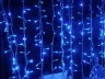 Купить Занавес светодиодный уличный 1,5*2,5м 360 ламп LED, прозрач.пров, Цвет свечения Синий,4 режима,(можно соединять). 196-501 в магазине Мастер Связи