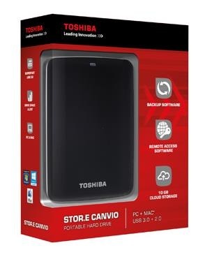 Внешний жесткий диск HDD 2,5 Toshiba Stor.E Canvio 1Tb USB 3.0 Black