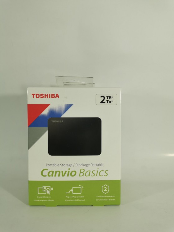 Внешний жесткий диск HDD 2,5 Toshiba Canvio Basics 2Tb USB 3.0 Black (HDTB420EK3AA)