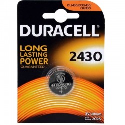 Батарейка Duracell CR2430-1BL, 3V