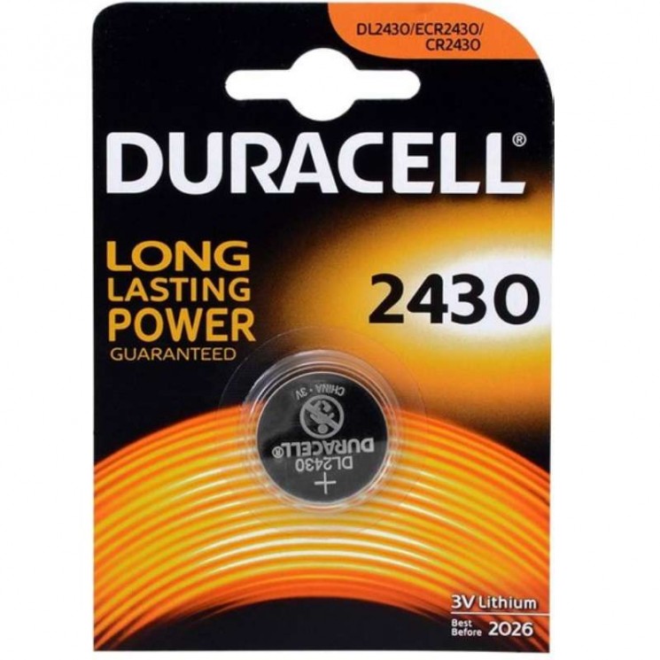 Купить Батарейка Duracell CR2430-1BL, 3V в магазине Мастер Связи