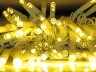 Гирлянда уличная 20м. на толстом белом проводе, свечение тепл-белое (арт. XL20-ZOL W)