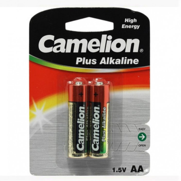 Купить Батарейка Camelion Plus Alkaline AA LR6-BP2 1.5V 2шт. в магазине Мастер Связи