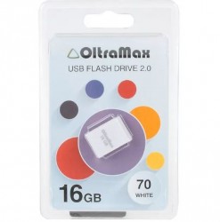 Флеш-накопитель USB 16GB OltraMax 70 белый (OM-16GB-70-WHITE)