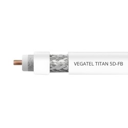 Кабель Titan 5D-FB белый CCA