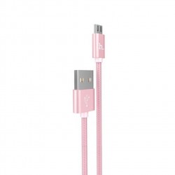 Кабель USB - Apple 8 pin Lightning FaisON FX2 LINE розовое золото
