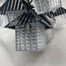 Гирлянда для улицы «Хрустальные Домики» 5 м. 10LED (9*9,5 см), теплый белый, черн. пров, 1 реж, IP-55,  арт. s-66-zol
