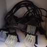 Гирлянда для улицы «Хрустальные Домики» 5 м. 10LED (9*9,5 см), теплый белый, черн. пров, 1 реж, IP-55,  арт. s-66-zol