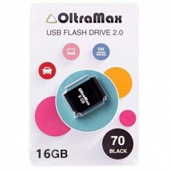 Флеш-накопитель USB 16GB OltraMax 70 черный (OM-16GB-70-BLACK)