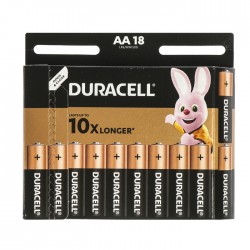 Батарейка Duracell АА, LR06-18BL, 1.5V, алкалиновая (щелочная)-18шт.