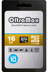Карта памяти MicroSDHC 16Gb OltraMax