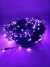 Гирлянда уличная 48м. 300 LED, темный провод, Теплый белый с мерцанием (можно соединять) (арт.wm50-zol)