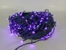 Гирлянда уличная 48м. 300 LED, темный провод, Теплый белый с мерцанием (можно соединять) (арт.wm50-zol)