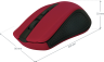 Мышь беспроводная Defender, MM-935, Accura, 4 кнопки, цвет: красный, (арт.52937)