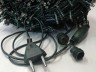 Гирлянда уличная 48м. 300 LED, темный провод, Теплый белый с мерцанием (можно соединять) (арт.wm50-zol)