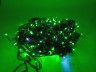 Гирлянда уличная 48м. 300 LED, темный провод, зелёный с мерцанием (можно соединять) (арт.wm50-green)