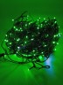 Гирлянда уличная 48м. 300 LED, темный провод, зелёный с мерцанием (можно соединять) (арт.wm50-green)
